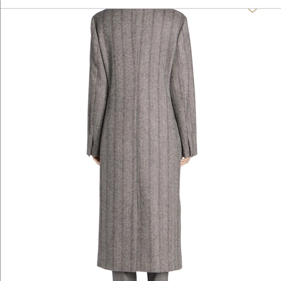Stella McCartney Wool Herringbone Coat - Picture 6 of 8